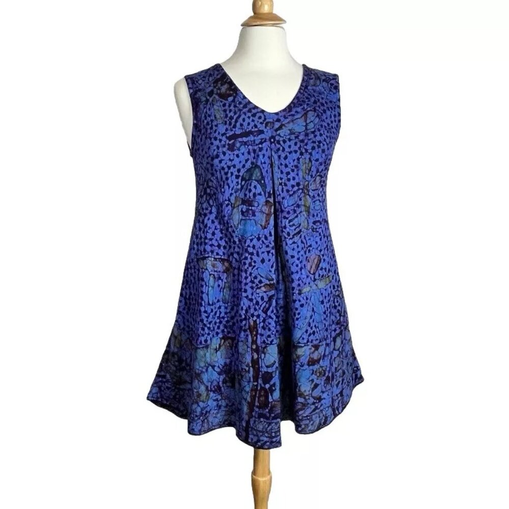 Nnamdi Ibenagu Dress S Spirit Of Courage African Batik Festival Boho Swing Tank